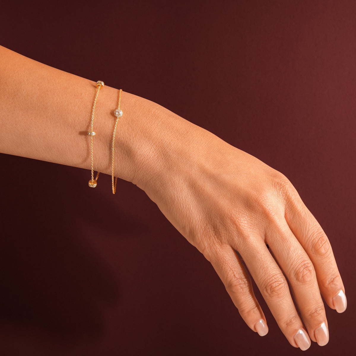 Melanie 9ct Yellow Gold Diamond Bracelet