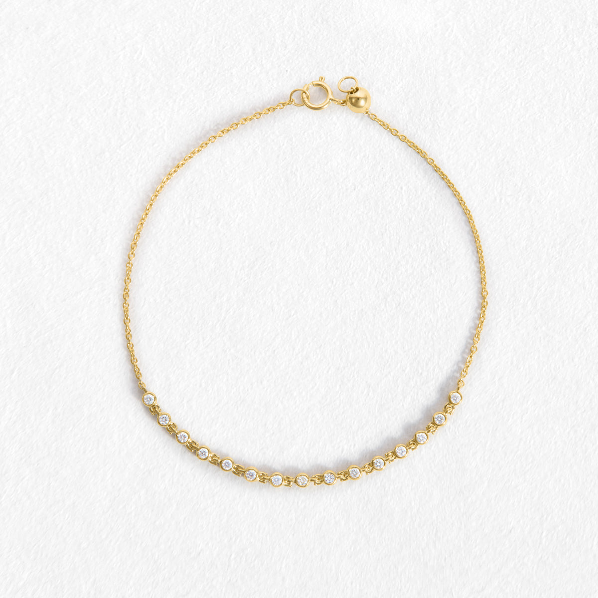 Mia 9ct Yellow Gold Diamond Bracelet