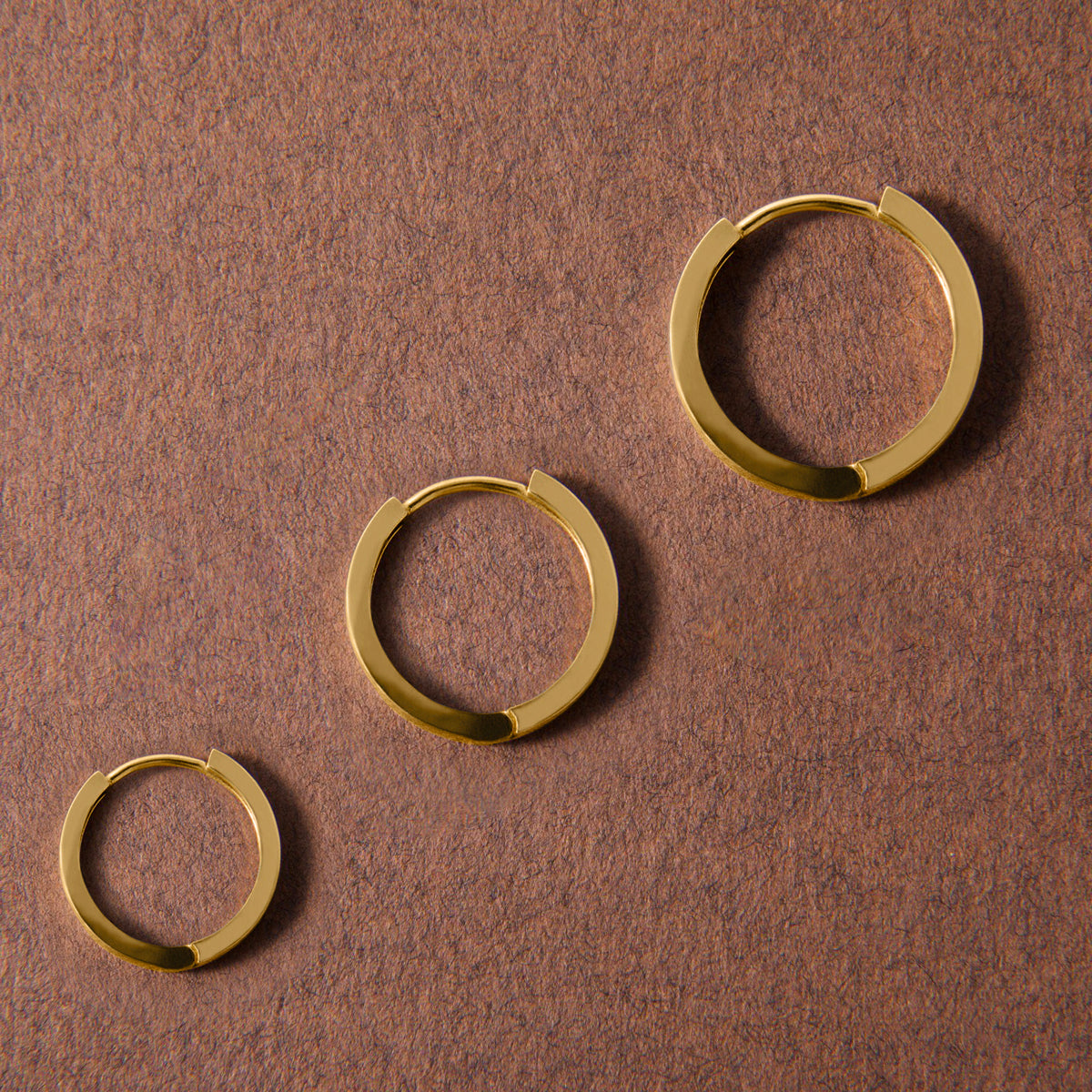 Miri 3.0 9ct Yellow Gold Huggies