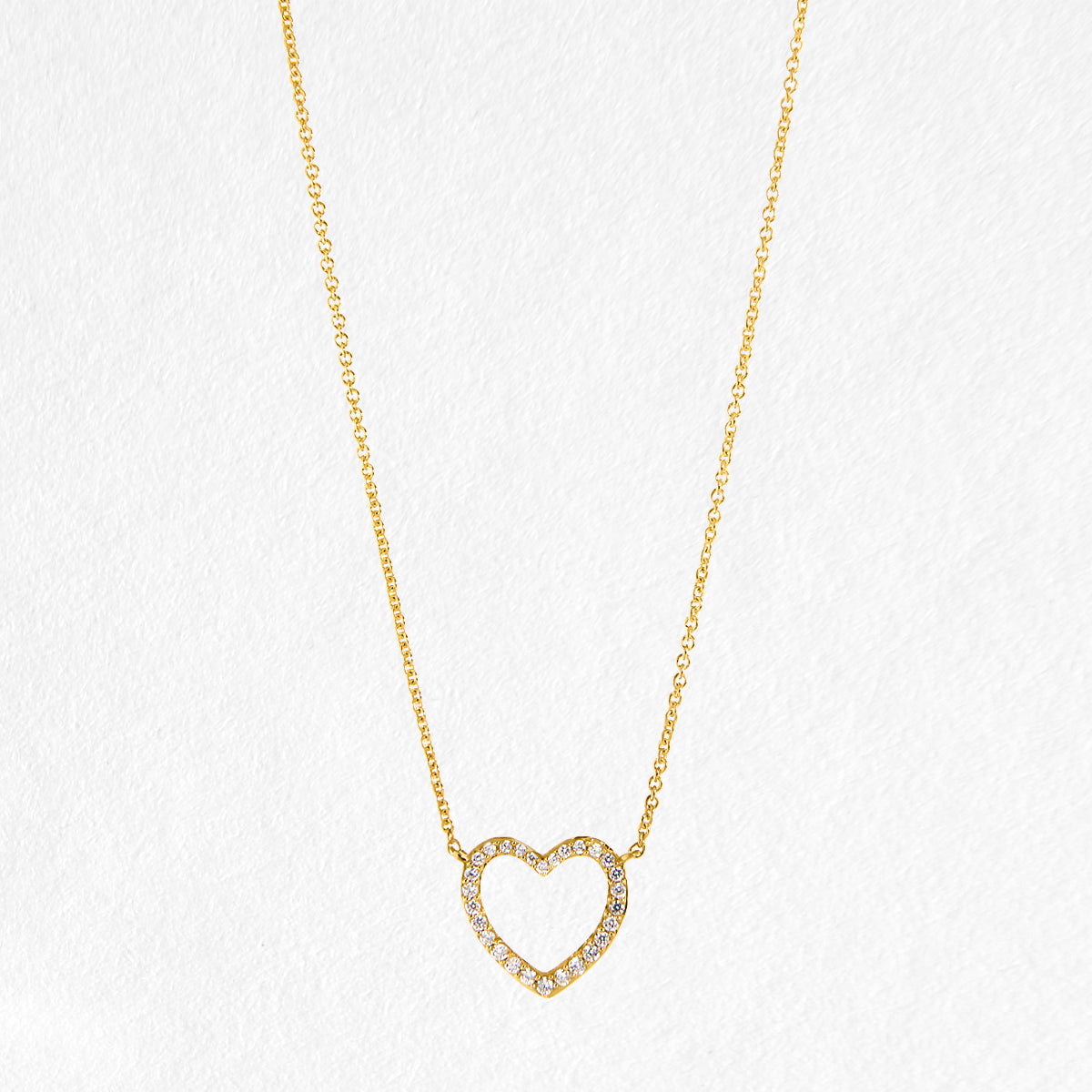 Oakley 9ct Yellow Gold Diamond Necklace