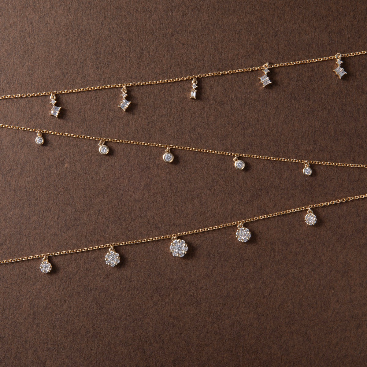 Palmer 9ct Yellow Gold Diamond Necklace