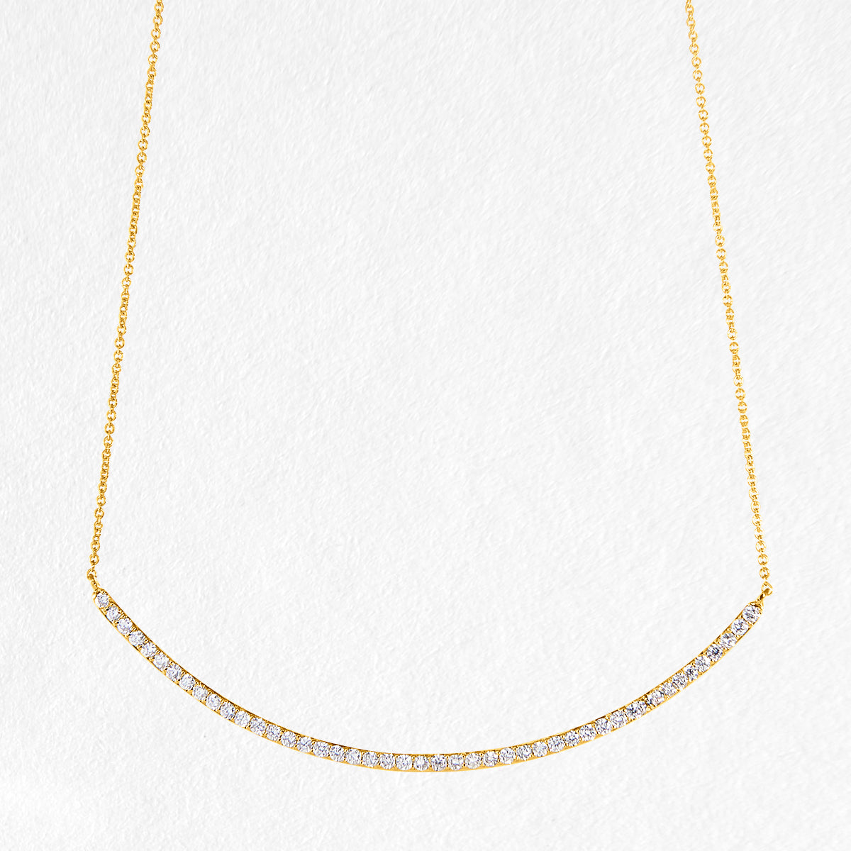Piper 9ct Yellow Gold Diamond Necklace