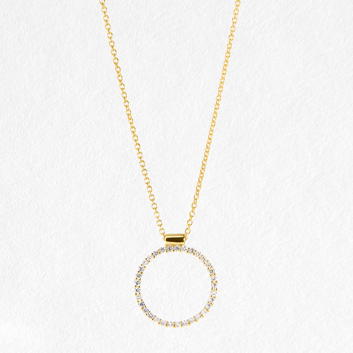 Reese 9ct Yellow Gold Diamond Necklace