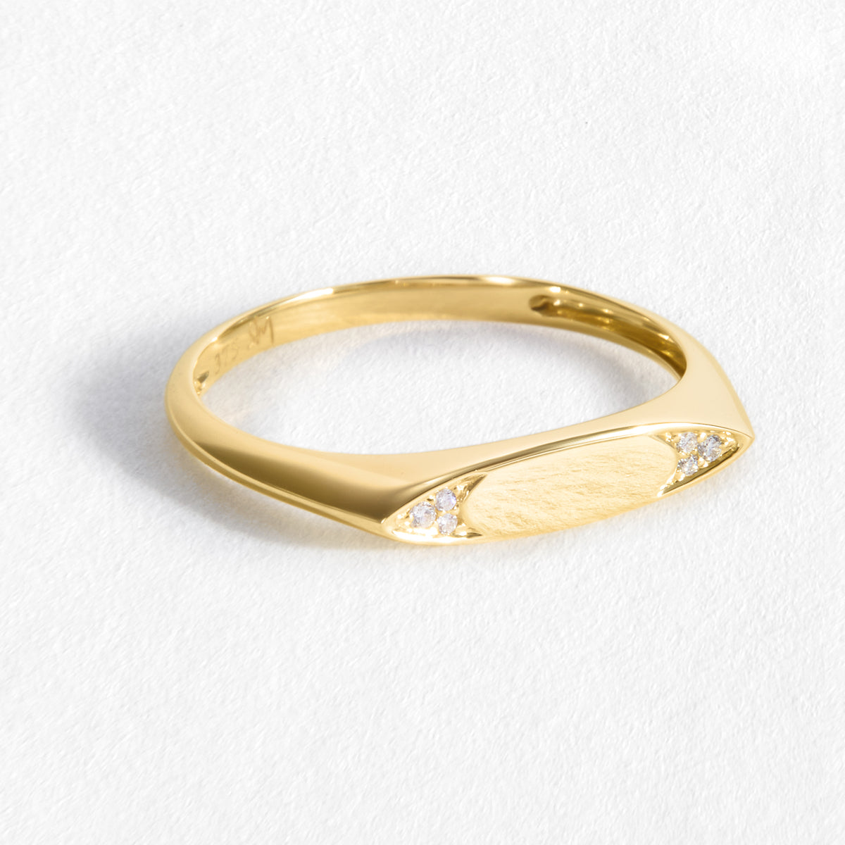 Tessa 9ct Yellow Gold Diamond Ring