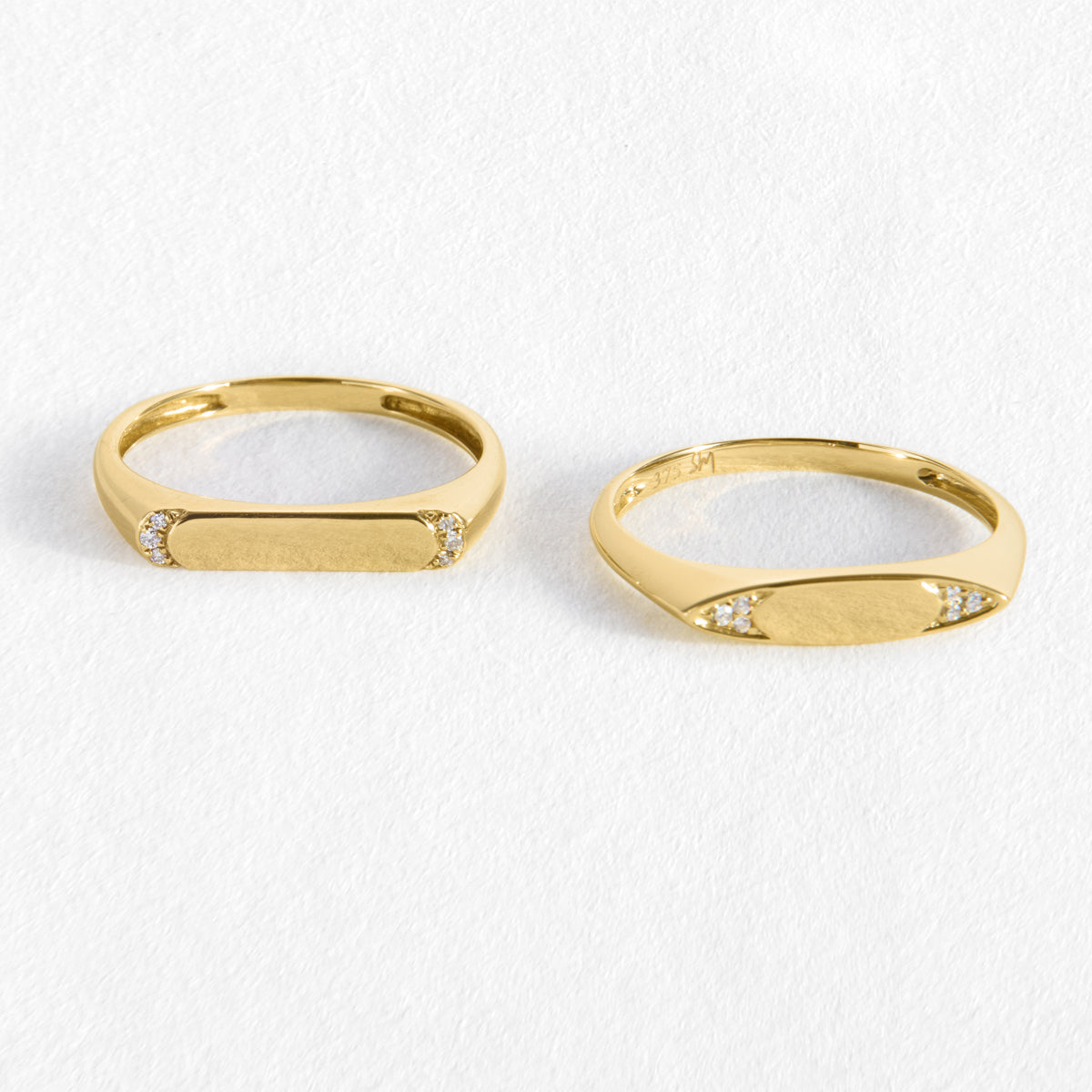 Tessa 9ct Yellow Gold Diamond Ring