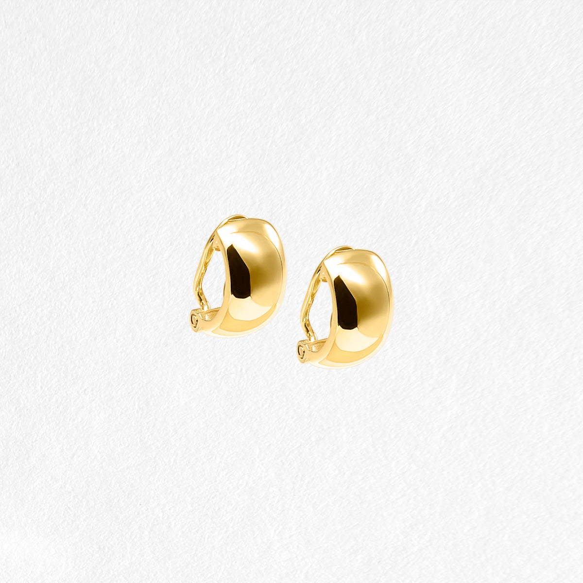 Wanda 9ct Yellow Gold Dome Earrings