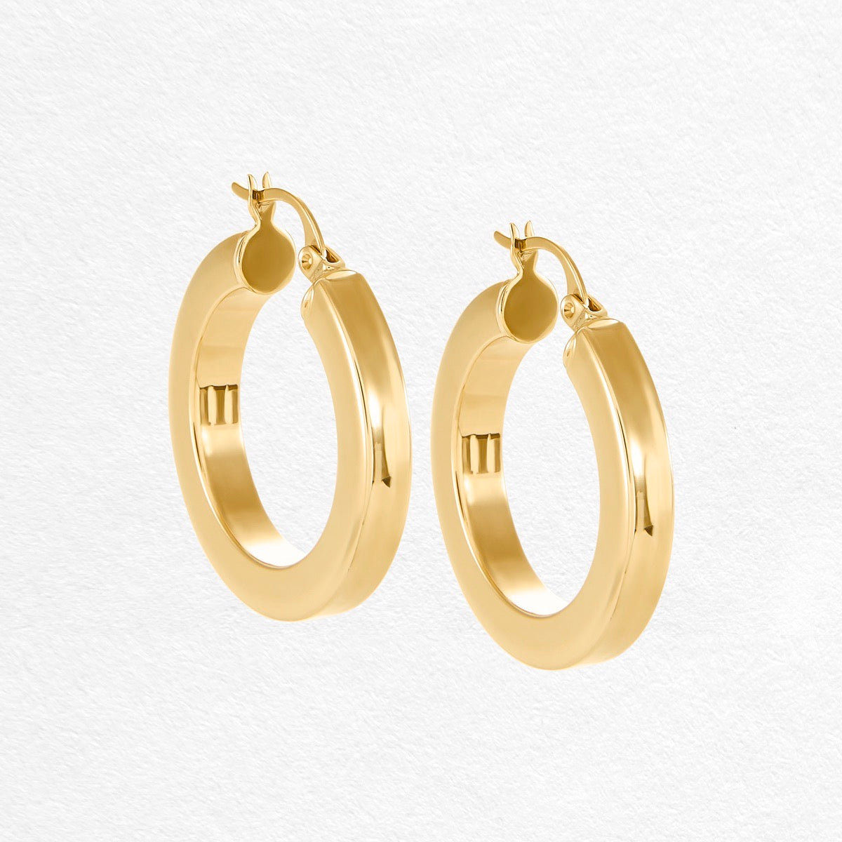 Rue 9ct Yellow Gold Hoop Earrings