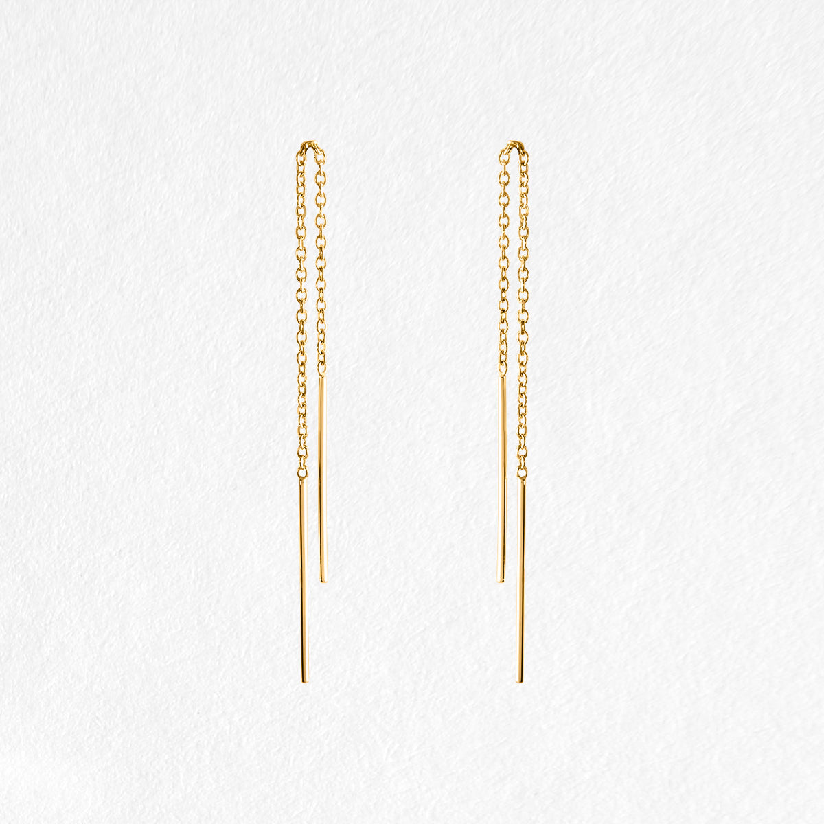 Zoe 9ct Yellow Gold Thread Earrings