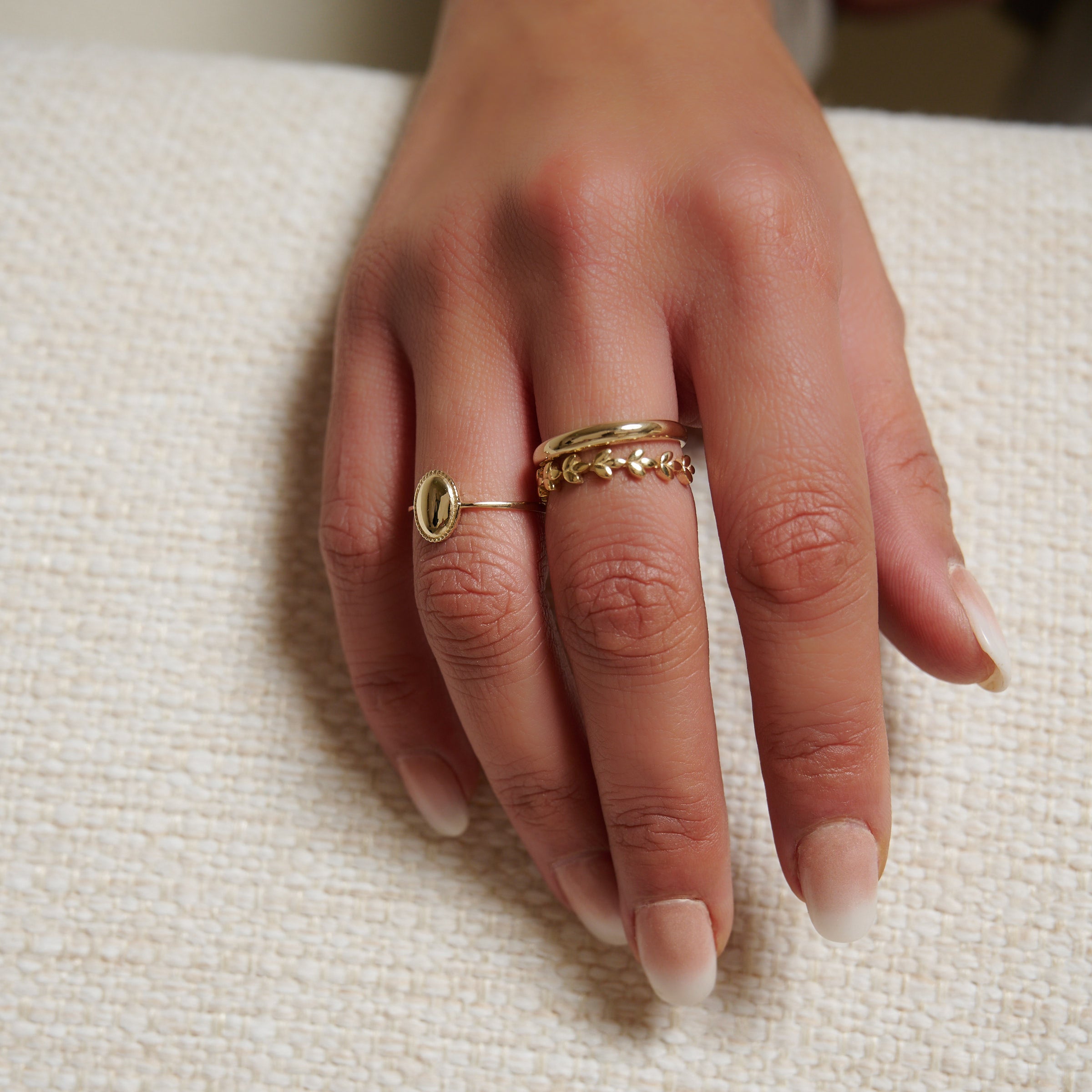 Arlette 9ct Yellow Gold Fine Ring