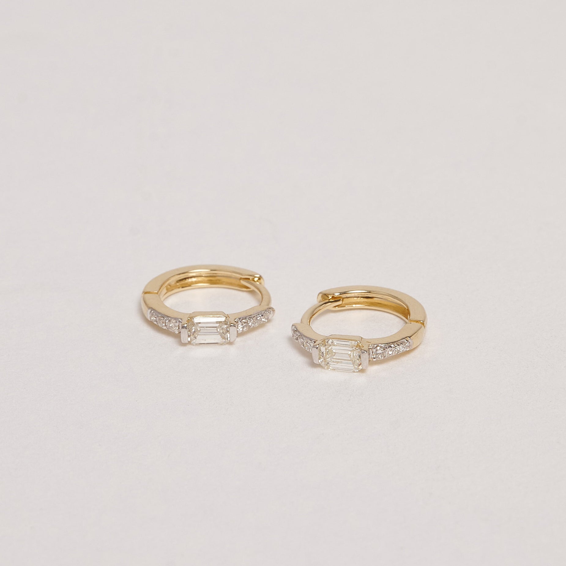 Aria 9ct Yellow Gold Diamond Earrings