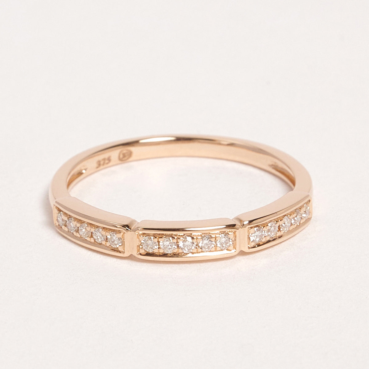 Arwen 9ct Rose Gold Diamond Ring