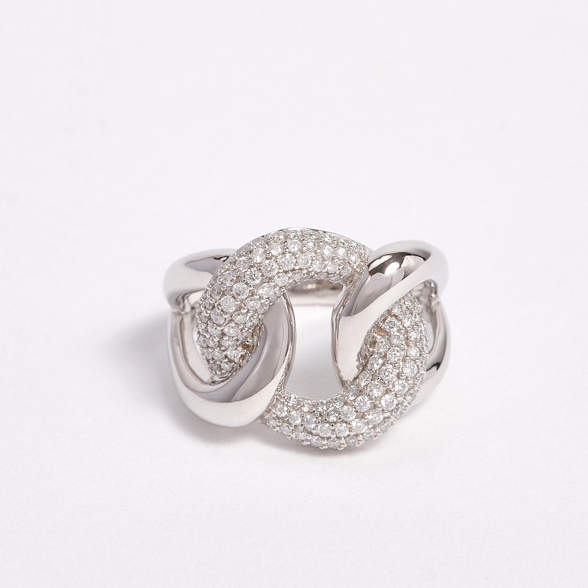 Brook 9ct White Gold & Diamond Bespoke Ring