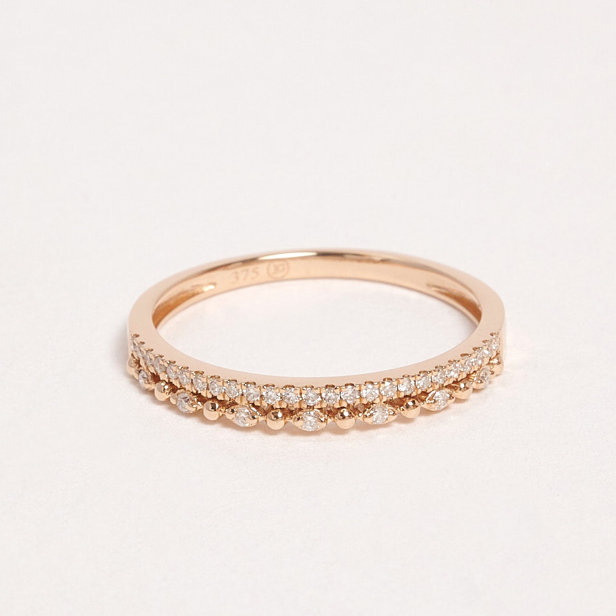 Essie 9ct Rose Gold Diamond Ring