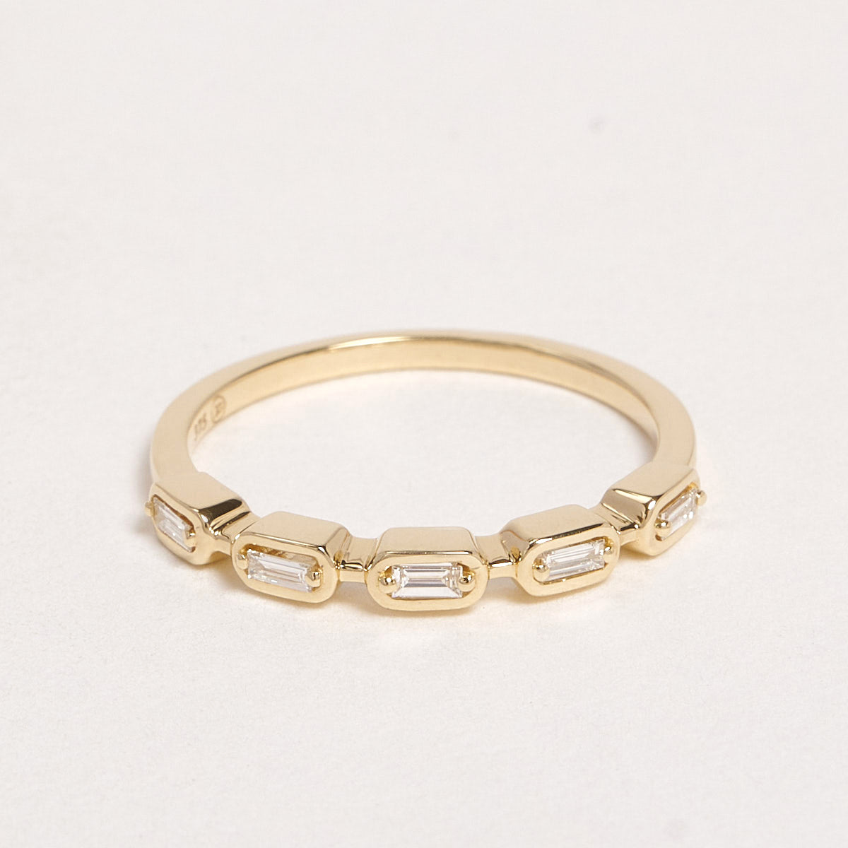 Indigo 9ct Yellow Gold Diamond Ring