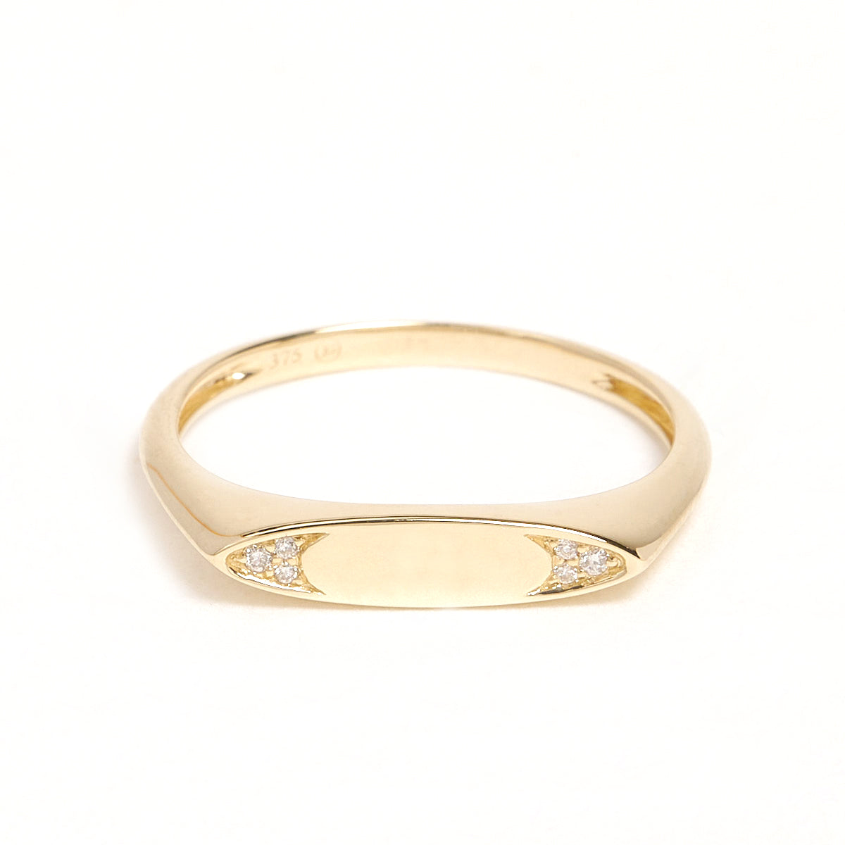 Jette 9ct Yellow Gold Diamond Ring
