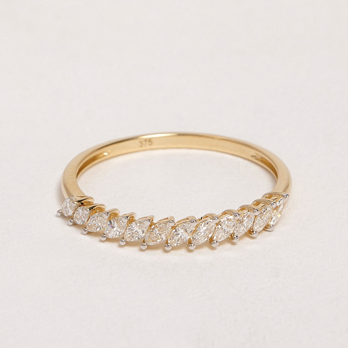 Karis 9ct Yellow Gold Diamond Ring