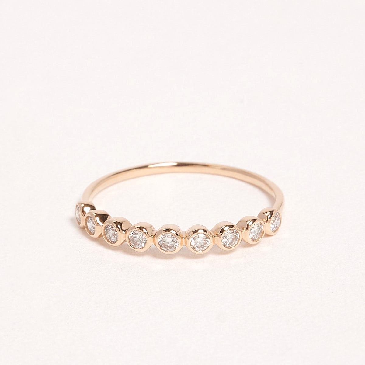 Marta 9ct Rose Gold Diamond Ring