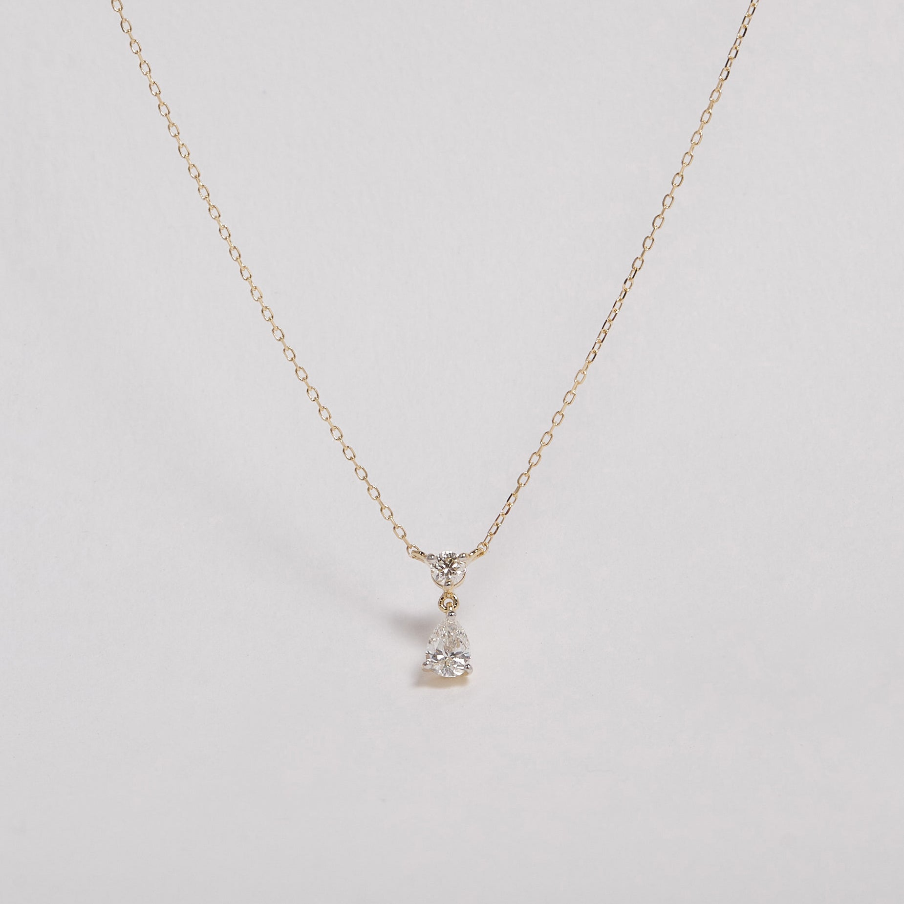 Millie 9ct Yellow Gold Diamond Duo Necklace