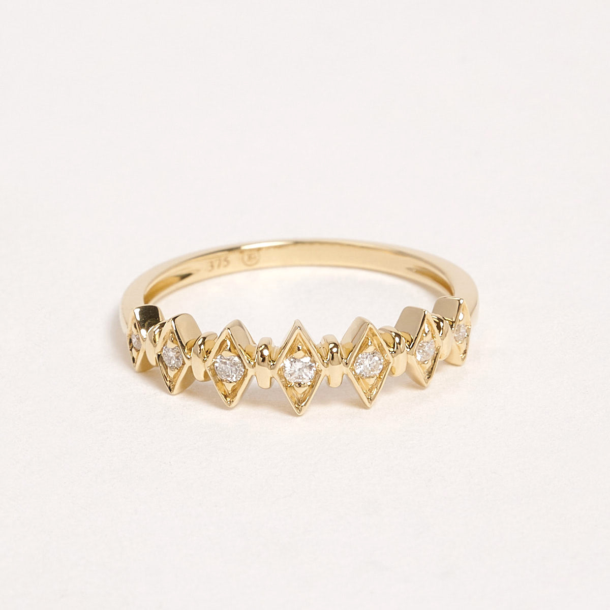 Petra 9ct Yellow Gold Diamond Ring