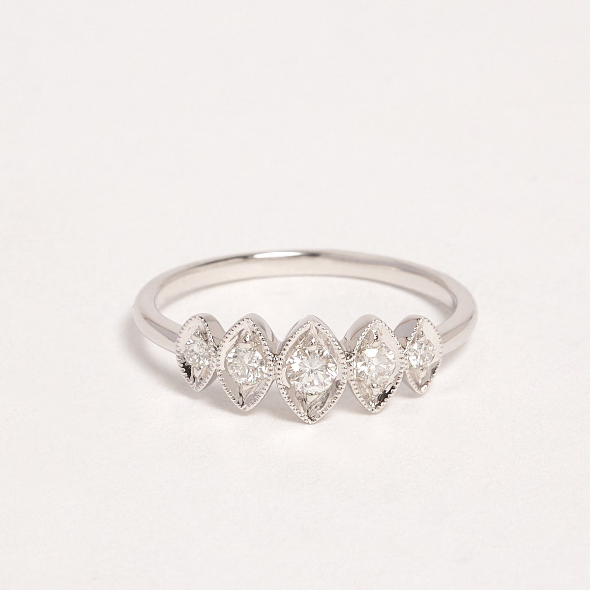 Rowan 9ct White Gold Diamond Ring